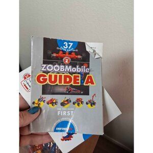 ZOOB 100+ Piece Mobile Play Set STEM Toy Building Wheels Connectors Guide